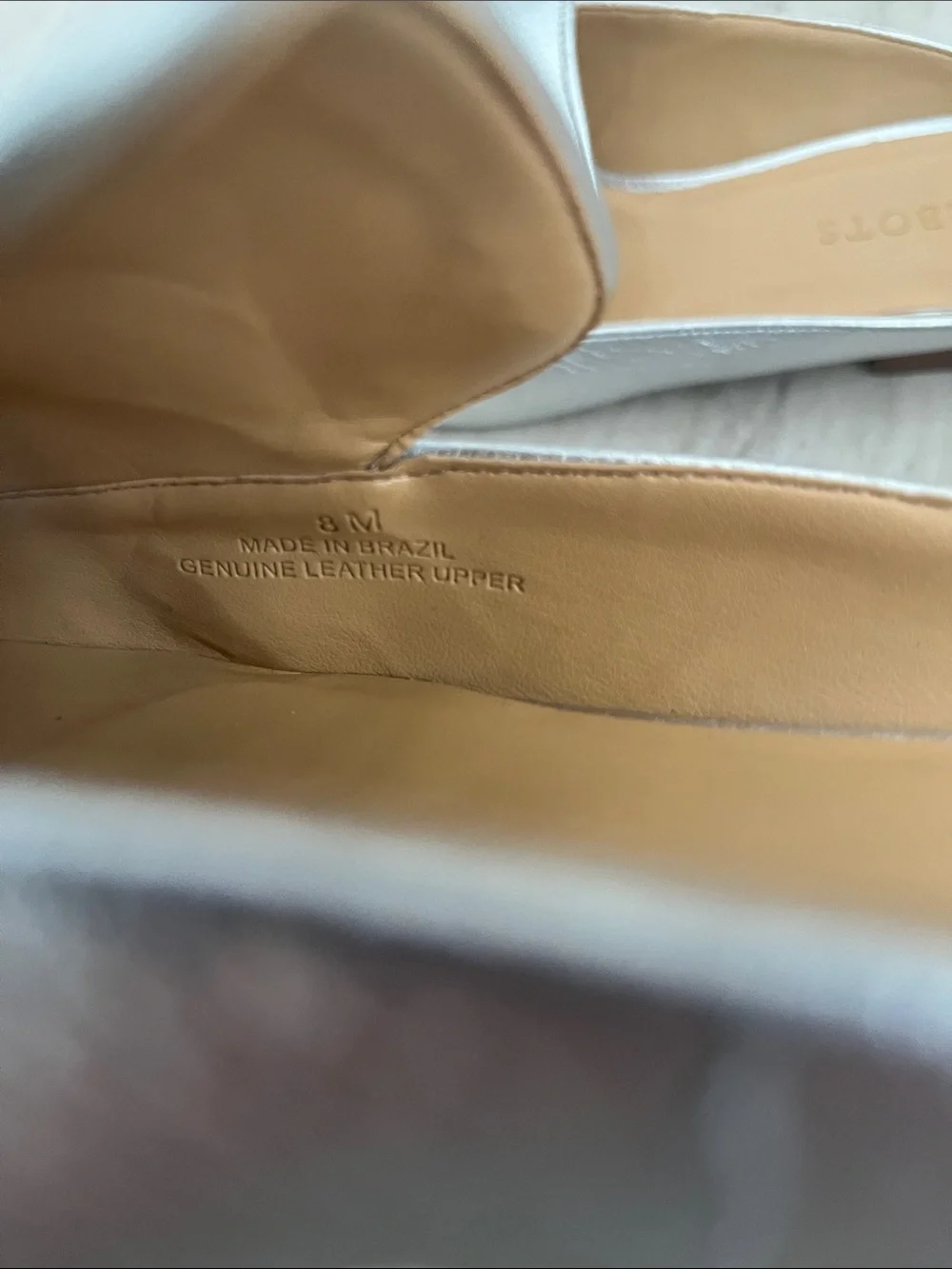 Talbots silver Frannie Mules